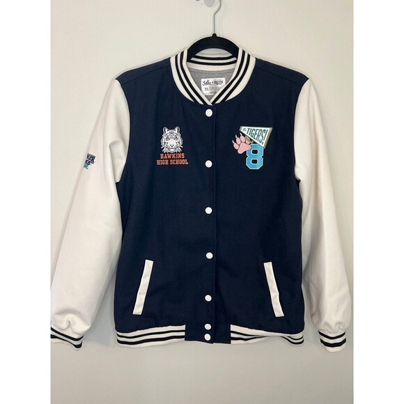 Justice x Stranger Things Varsity Jacket - Picture 1 of 5